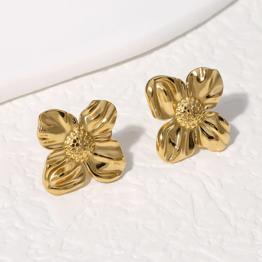 Boucles d'oreilles Fleur