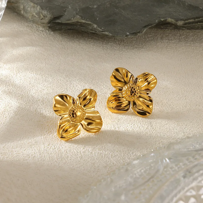 Boucles d'oreilles Fleur