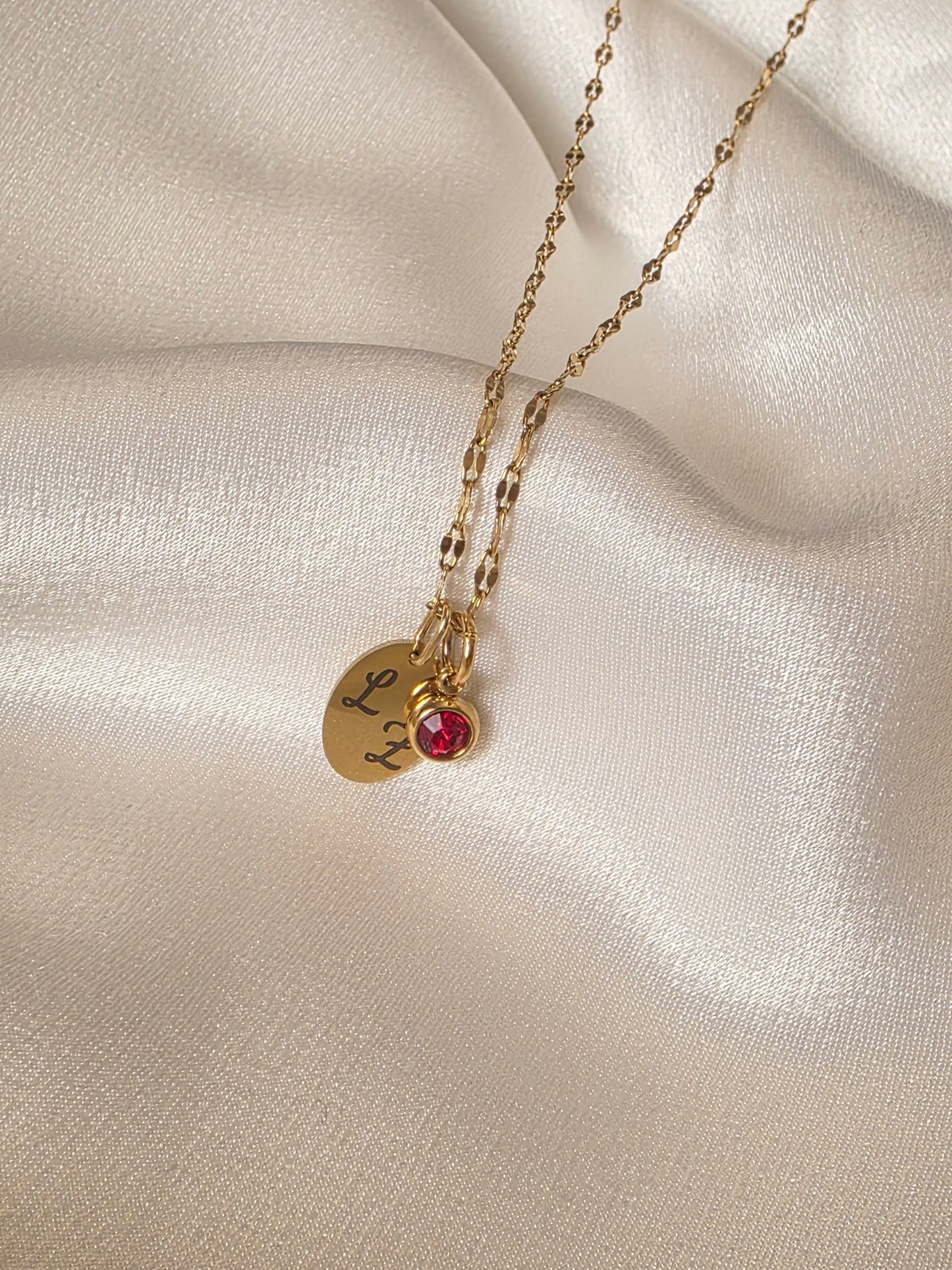 Collier Medaille Ovale personnalisé - gravure laser