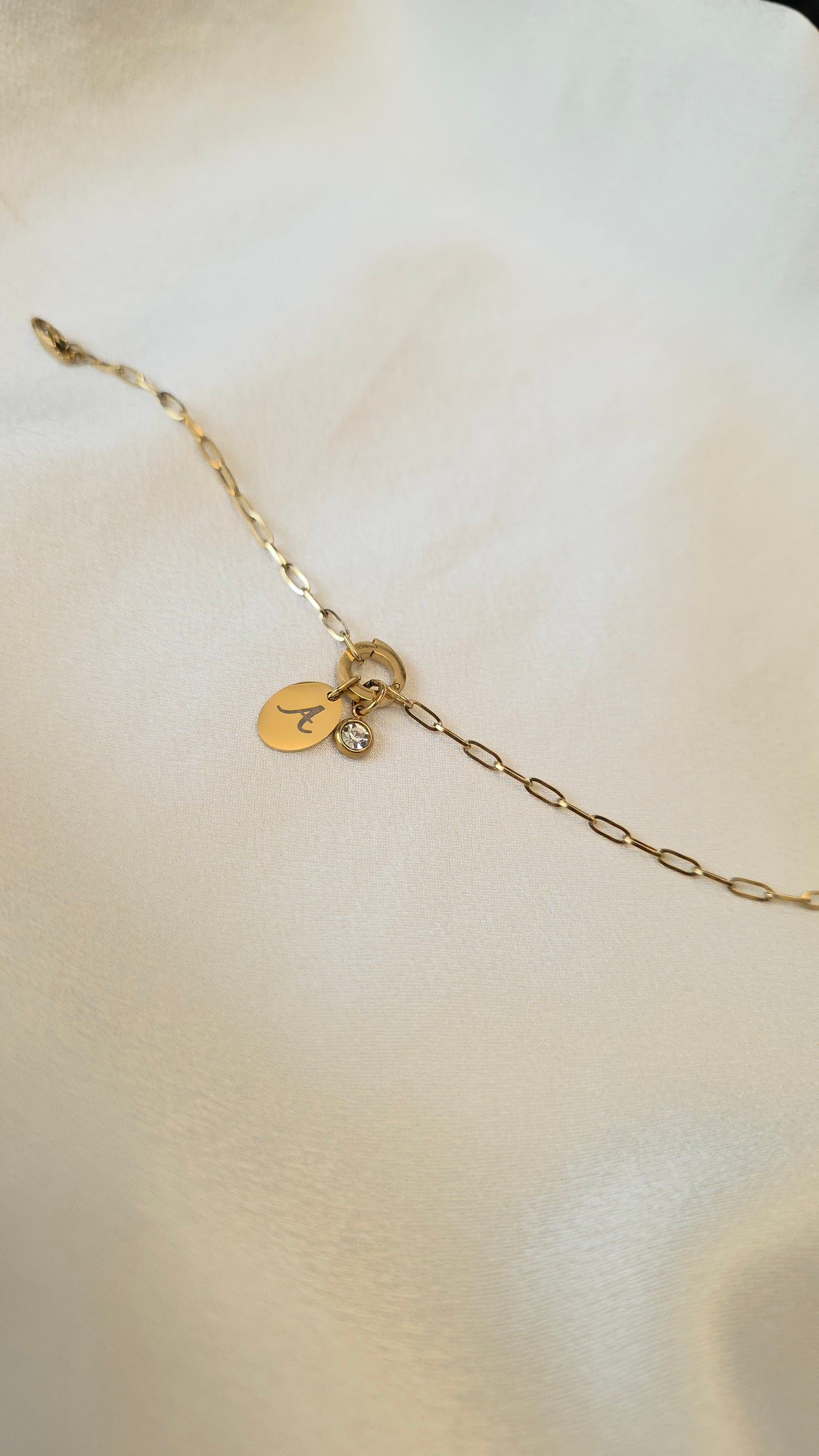 Bracelet médaille ovale - gravure laser